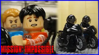 MISSION: IMPOSSIBLE - Rogue Nation Car Chase Scene in LEGO