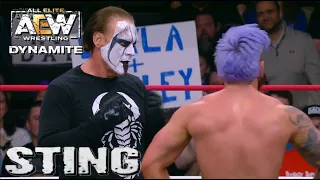 Sting doing HIS BEST Orange Cassidy impression AEW Dynamite 03.22.23