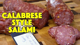 Calabrese Style Dry Cured Salami Recipe - Glen And Friends Cooking - How To Make Salami At Home