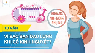 Vì sao bạn đau lưng khi có kinh nguyệt?