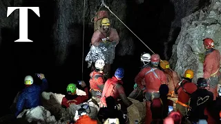 Caver rescued after 12 days trapped underground in Turkey