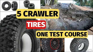 Best RC Crawler Tires  - Proline Hyrax, KM3, Canyon Trail - Part 1 test