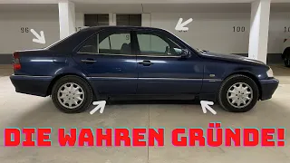 Darum STERBEN so viele Mercedes den Rost-Tod | Rostprobleme beim  W203, W202, W124, W210, W220...!