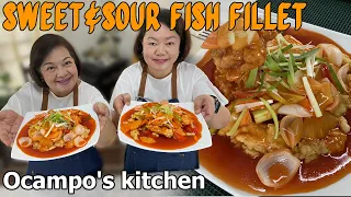 Sweet and Sour Fish Fillet Recipe na easy pero masarap!