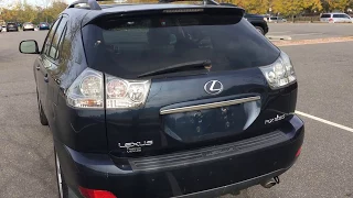 How to replace Lexus RX tail gate light bulb rear trunk