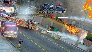 SA'F #460 - Intense Structure Fire! | GTA V RP