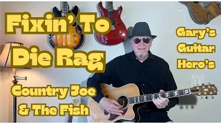 "Fixing To Die Rag", Simplified Acoustic Guitar Lesson                    #GuitarLessonsForBeginners