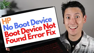 HP - No Boot Device Fix - Boot Device Not Found / Boot Device Not Installed Fix