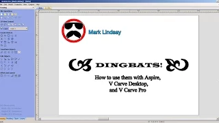 How to Use Dingbats in V Carve Pro