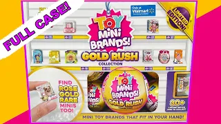 UNBOXING FULL CASE TOY MINI BRANDS GOLD RUSH!!