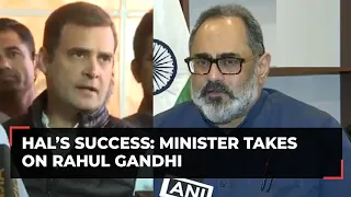 Minister Rajeev Chandrasekhar’s dig at Rahul Gandhi's 'HAL going sick' 2019 remark