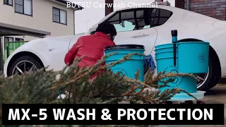 Glossy revival! MAZDA MX-5 MIATA Wash & Protection | Weekend car wash vlog | ASMR