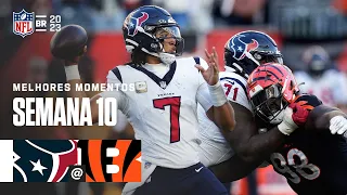 Houston TEXANS x Cincinnati BENGALS | Semana 10 | Melhores Momentos NFL Brasil