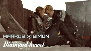 Markus x Simon | Detroit: Become Human | Diamond heart