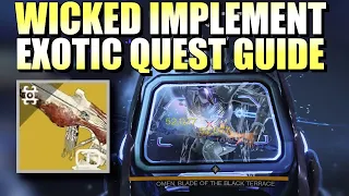 Wicked Implement Exotic Available Now! Here's A Guide On How | Destiny 2