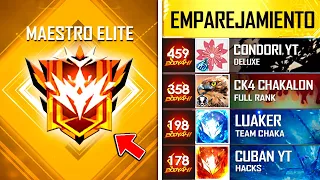 Esto me Paso a una Partida de "GRAN MAESTRO" 😰🔥 Free Fire