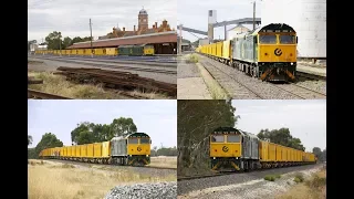 First ALCO's through Maryborough: MBRP Ballast train off the Avoca line to Emu- 8/2/18