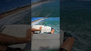 SURFER DOES BIG SLOB GRAB AIR! (POV) #attempt #almost