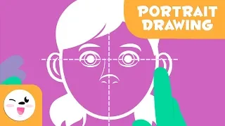 Learn how to draw portraits - How to draw a face step-by-step - Easy tutorial for kids