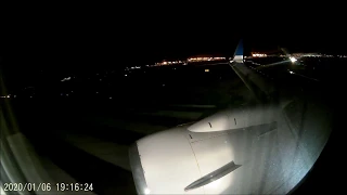 First-Rate NIGHTTIME departure from Denver | With ROUTE DESCRIPTION | United Boeing 737-900ER