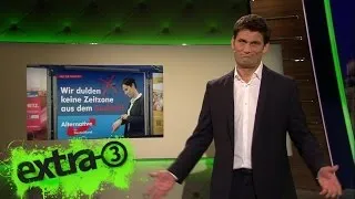 Christian Ehring zu Zeitumstellung und Sigmar Gabriel | extra 3 | NDR