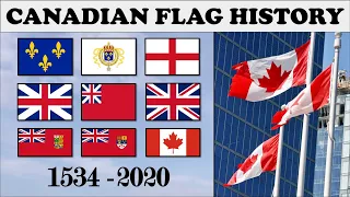 Canadian Flag History. Every Canadian Flag 1534-2020.