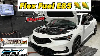 2023 Acura Integra A-Spec - Dyno Pulls // PRL Wi-Fi E85 Flex Fuel Kit & Phearable Tune (Episode 10)