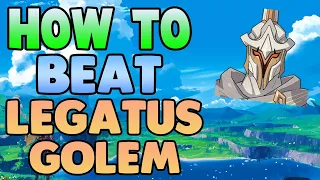 How to EASILY beat Legatus Golem in Genshin Impact - Free to Play Friendly! #genshinboss