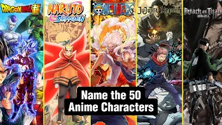 Only Real Anime Fans Are Able To Score 50/50 On This Quiz!
