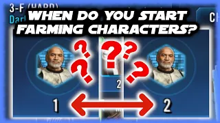 When Do You Farm Single-Drop Characters Like Captain Rex?  Or Wait For Double-Drops?  SWGOH