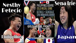Nesthy Petecio vs Sena Irie Tokyo2020 Olympics