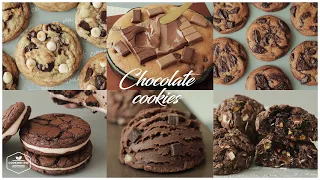 🍪6가지 초콜릿 쿠키 레시피 모음.zip🍪 : 6 Chocolate Cookies Recipe * 홈베이킹 영상 모음 Baking Video | Cooking tree