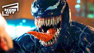 Venom: Bike Chase Scene (MOVIE SCENE) | With Captions