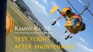 HA-MRC, Kamov Ka-26 - Test flight (COCKPIT VIDEO)