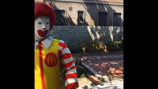 Ronald McDonald (joker) roast franklin | GTA V