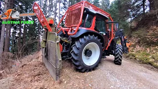 Lintrac 110 AF Edition first day of work in the forest