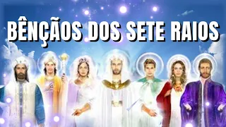 ☀️🌈 Oração de Bençãos dos Sete Raios - Proteção e Abertura de Caminhos - Mestres Ascensionados