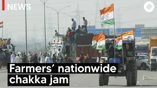Farmers’ nationwide chakka jam largely peaceful | Farmers Protest Chakka Jam