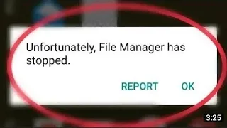 Huawei honor CUN-AL00 unfortunately file manager has stopped way