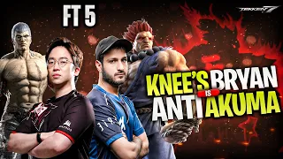 Knee's Bryan Is Insane Aginst Akuma | Atif (Akuma) VS Knee (Bryan) | FT-5 | #tekken