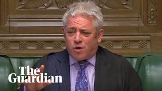 John Bercow explains use of casting vote to block Brexit indicative votes