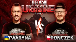 Heroes 3 Charity 🇺🇦 [StandWithUkraine-5 Day 4] twaryna vs. Ponczek (Mt_Jebus bo1)