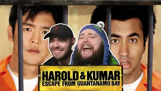 HAROLD & KUMAR ESCAPE FROM GUANTANAMO BAY (2008) TWIN BROTHERS FIRST TIME WATCHING MOVIE REACTION!