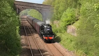 Hottest day of the year for LMS 44871 and The Cumbrian Mountain Express 11/05/24