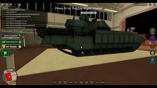 Getting the T-14 Armata War tycoon (Roblox)