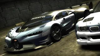 Bugatti Gran Turismo Junkman tuning vs Razor's BMW M3 GTR (Blacklist boss #1) | NFS Most Wanted