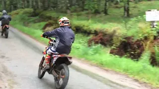 THE WHEELIE SECTION AT  Bon-Accord Motorcycle Club Enduro at Craiglash near Banchory Scotland.