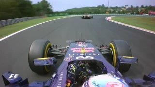 Ricciardo Battles Hamilton & Alonso | 2014 Hungarian Grand Prix