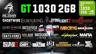 GT 1030 2GB DDR5 Test Games in 2022