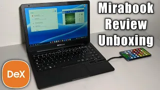 Mirabook Lapdock UNBOXING and TEST (with Samsung DEX)